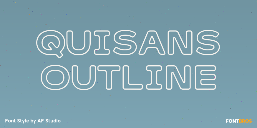 Quisans Outline Poster