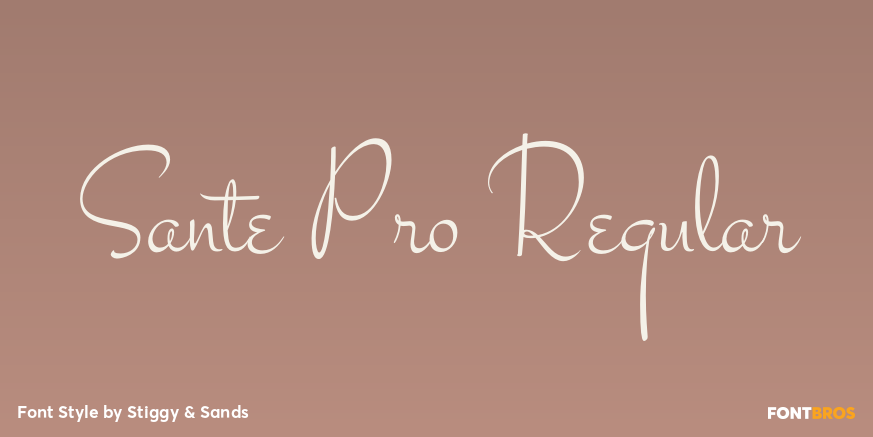 Sante Pro Regular Poster