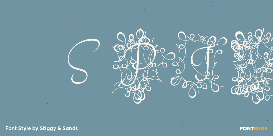 Sante Pro Initials Poster