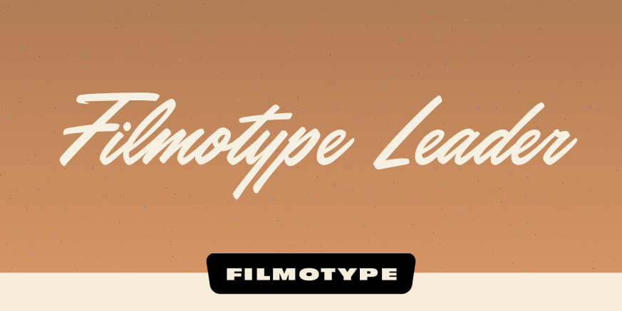 Filmotype Leader Poster