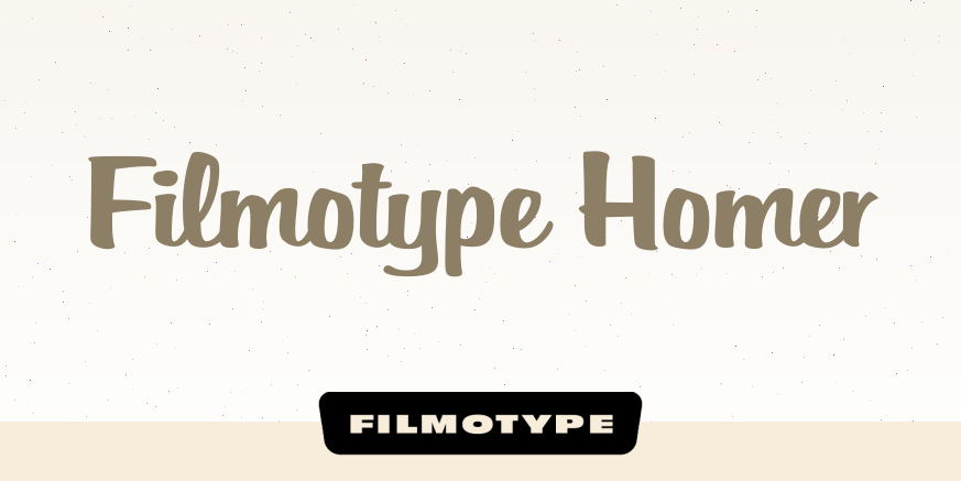 Filmotype Homer Poster