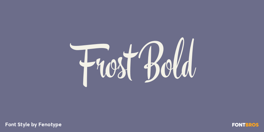 Frost Bold Poster