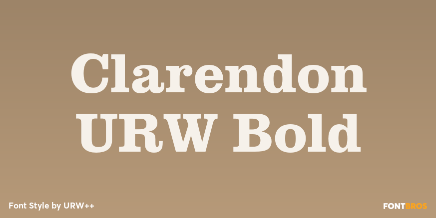 Clarendon URW Bold Poster