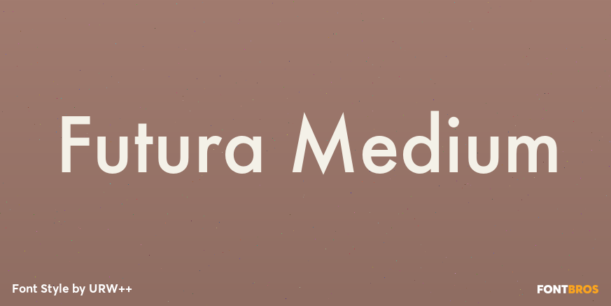Futura Medium Poster