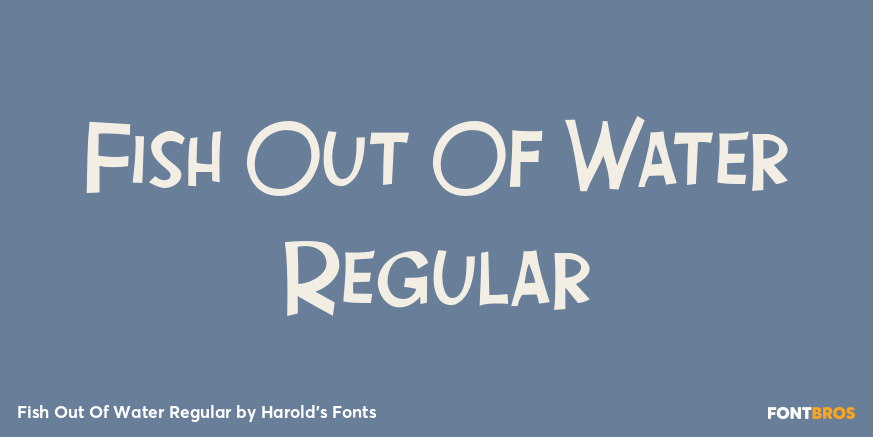 Fish Out Of Water Regular Poster