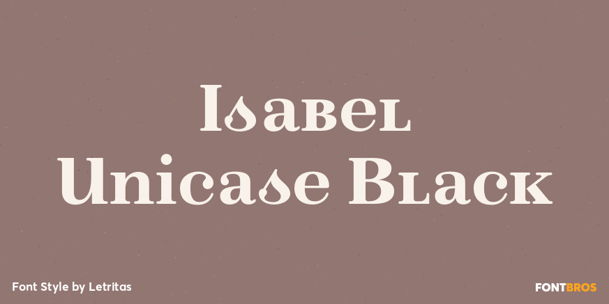 Isabel Unicase Black Poster