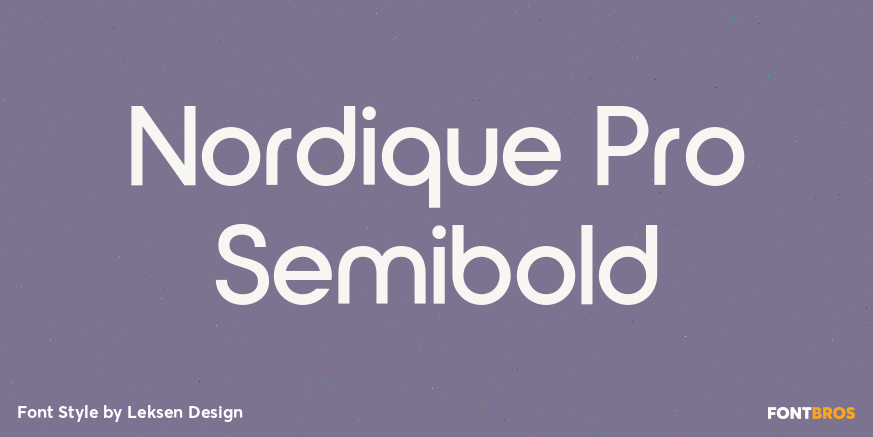 Nordique Pro Semibold Poster