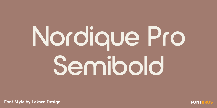 Nordique Pro Semibold Poster