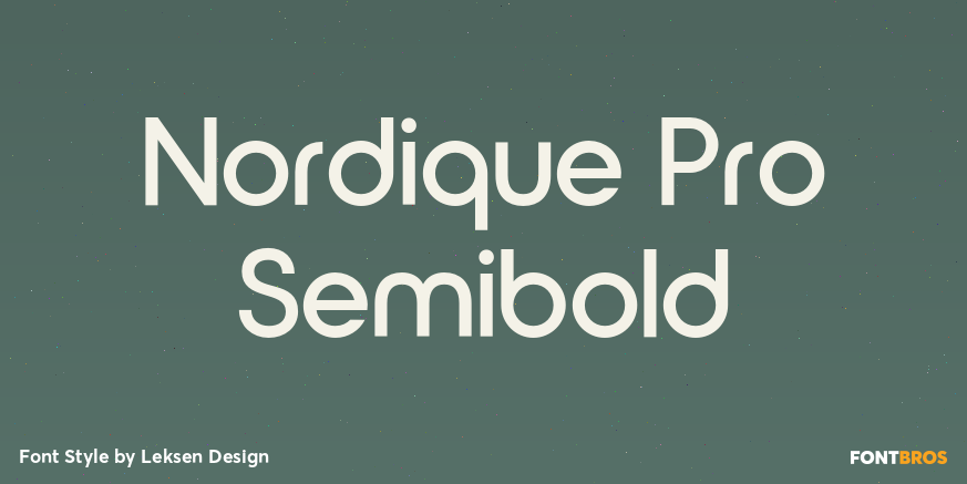 Nordique Pro Semibold Poster