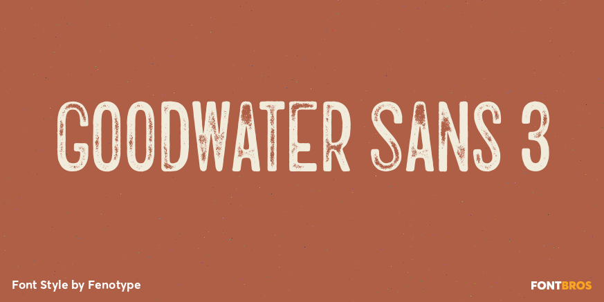 Goodwater Sans 3 Poster