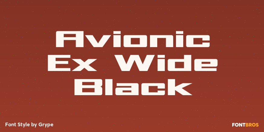 Avionic Ex Wide Black Poster