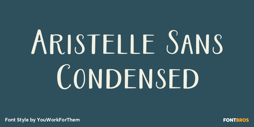 Aristelle Sans Condensed Poster