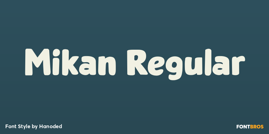 Mikan Regular Poster