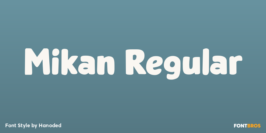 Mikan Regular Poster