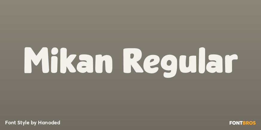 Mikan Regular Poster