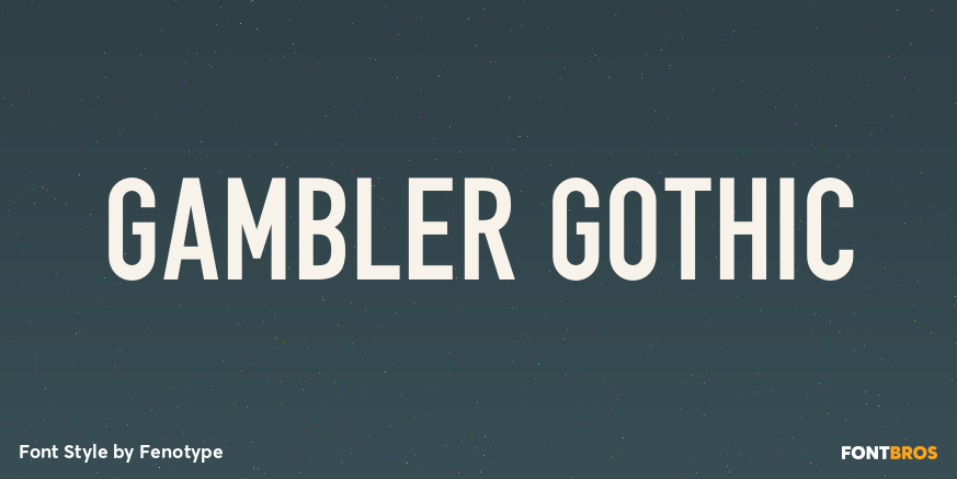 Gambler Gothic Poster