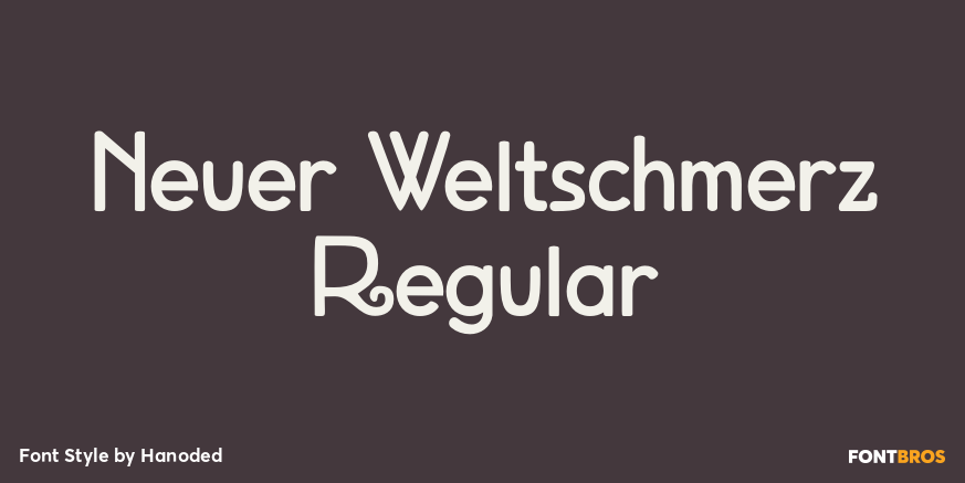 Neuer Weltschmerz Regular Poster