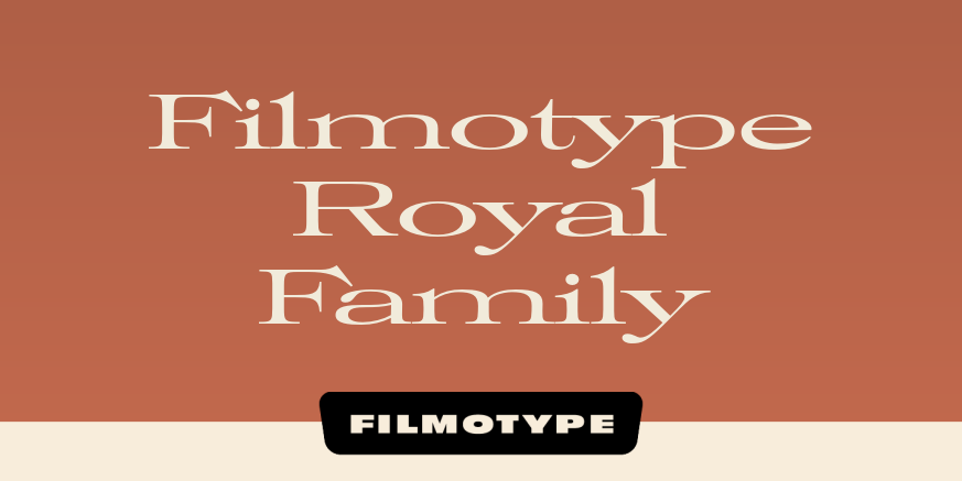 Filmotype Royal Family Poster