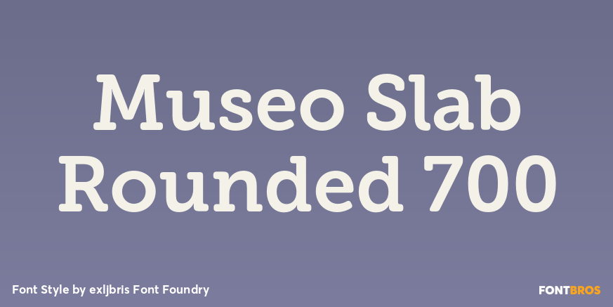 Museo Slab Rounded 700 Poster