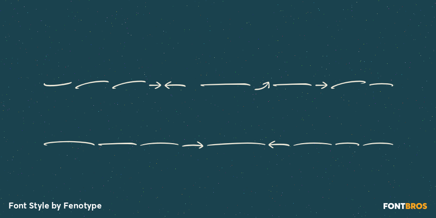 Ellie Script Ornaments Poster