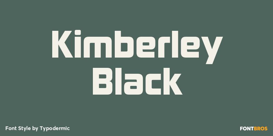 Kimberley Black Poster