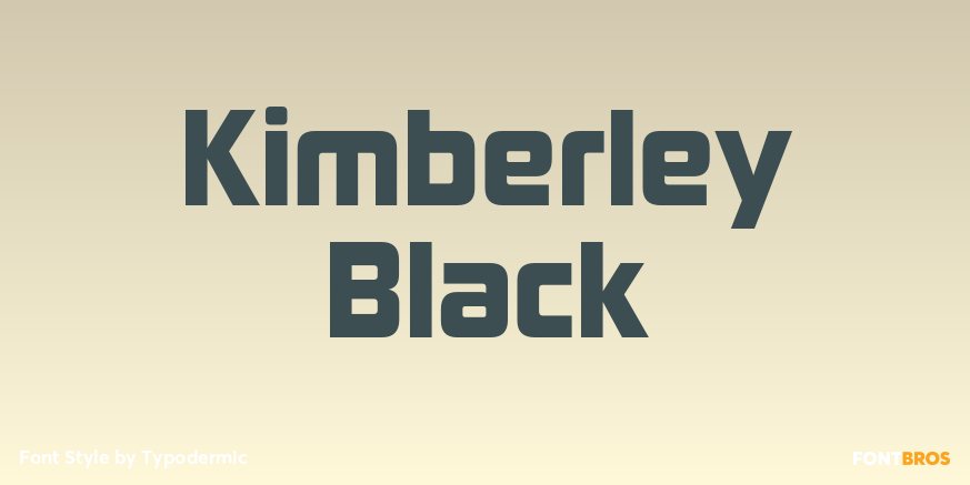 Kimberley Black Poster