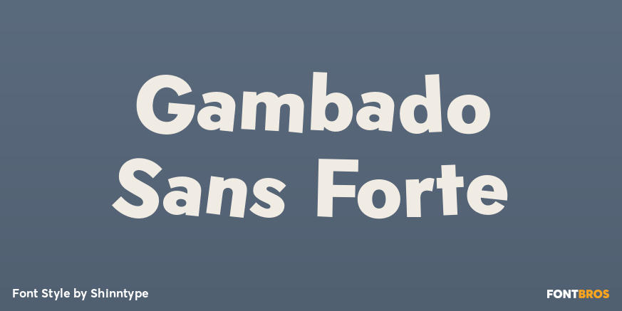 Gambado Sans Forte Poster