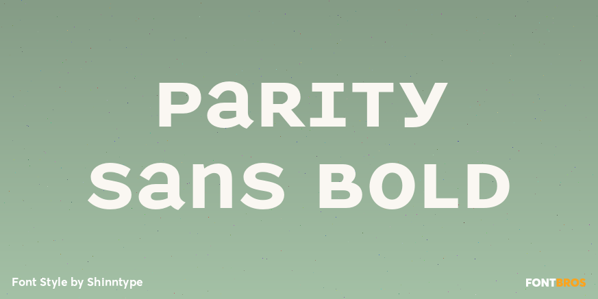 Parity Sans Bold Poster