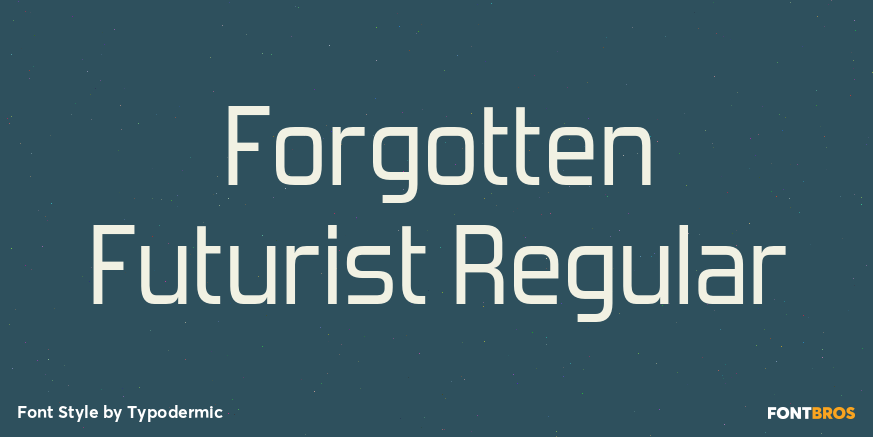 Forgotten Futurist Regular Poster