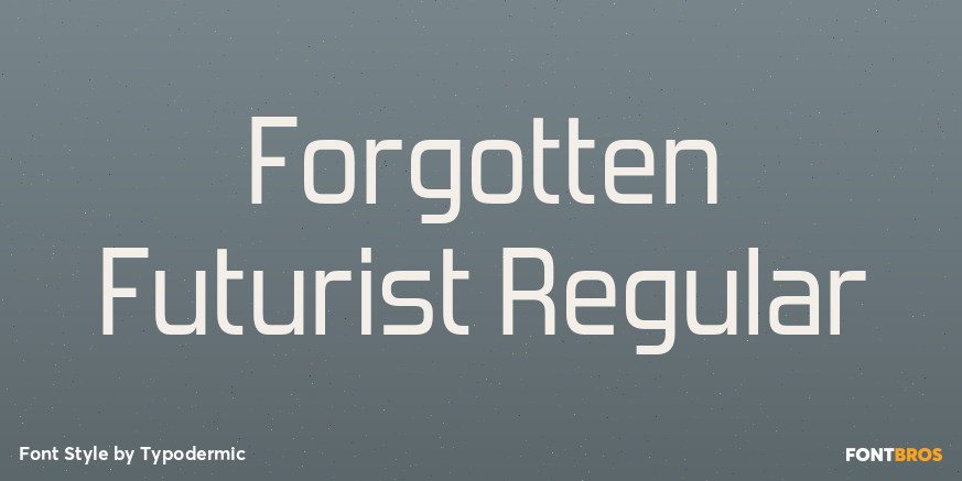 Forgotten Futurist Regular Poster