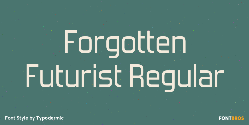 Forgotten Futurist Regular Poster