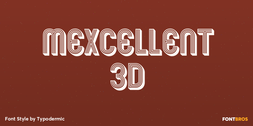 Mexcellent 3D Poster