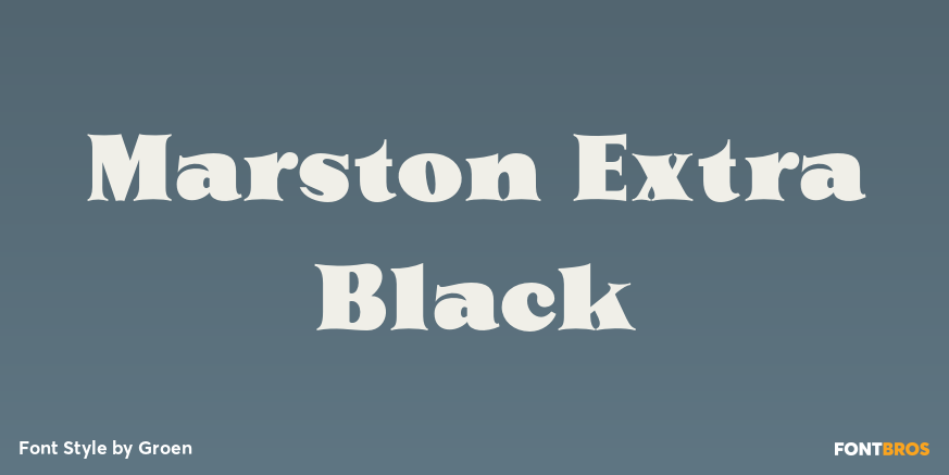 Marston Extra Black Poster