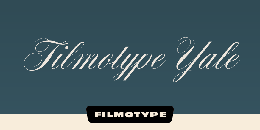 Filmotype Yale Poster