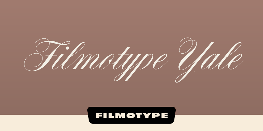 Filmotype Yale Poster