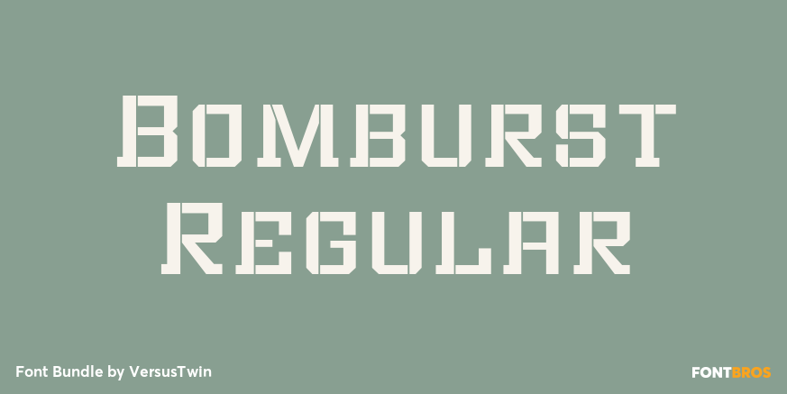 Bomburst Regular Poster