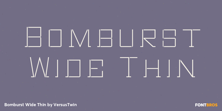 Bomburst Wide Thin Poster