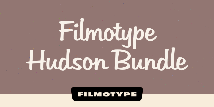 Filmotype Hudson Bundle Poster