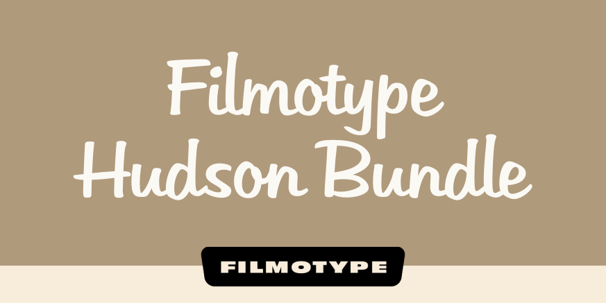 Filmotype Hudson Bundle Poster