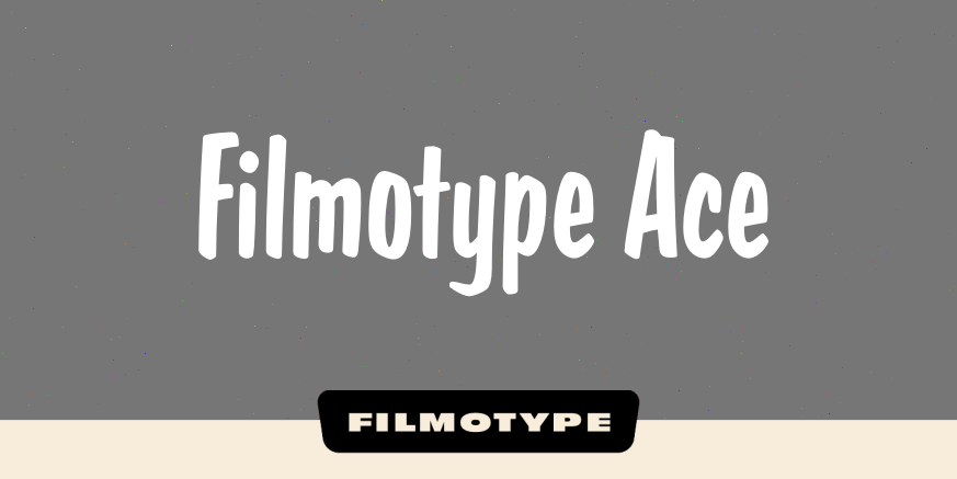Filmotype Ace Poster