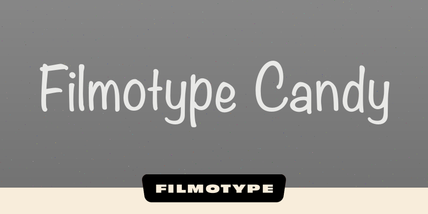 Filmotype Candy Poster