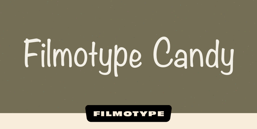 Filmotype Candy Poster