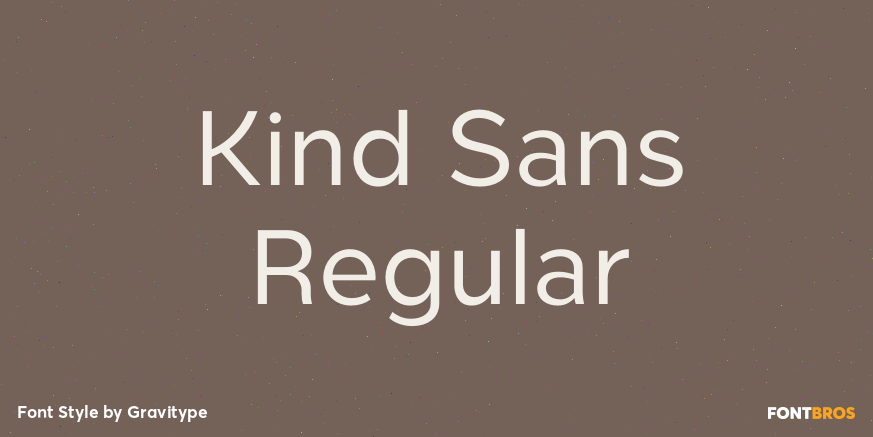 Kind Sans Regular Poster