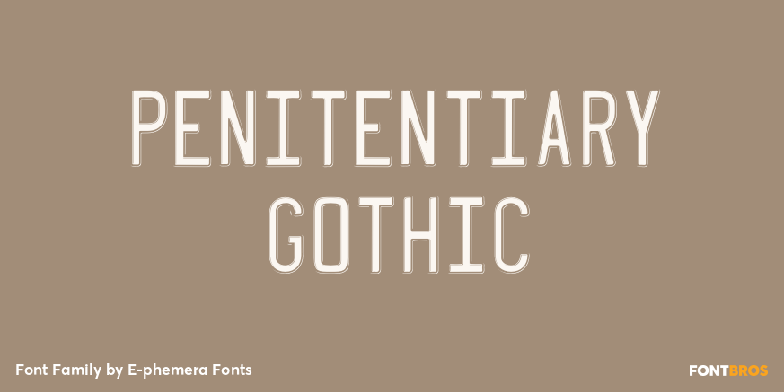 Penitentiary Gothic Poster