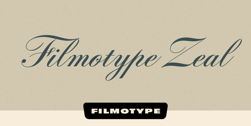 Filmotype Zeal Poster