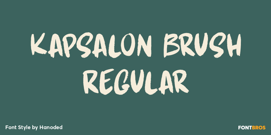 Kapsalon Brush Regular Poster