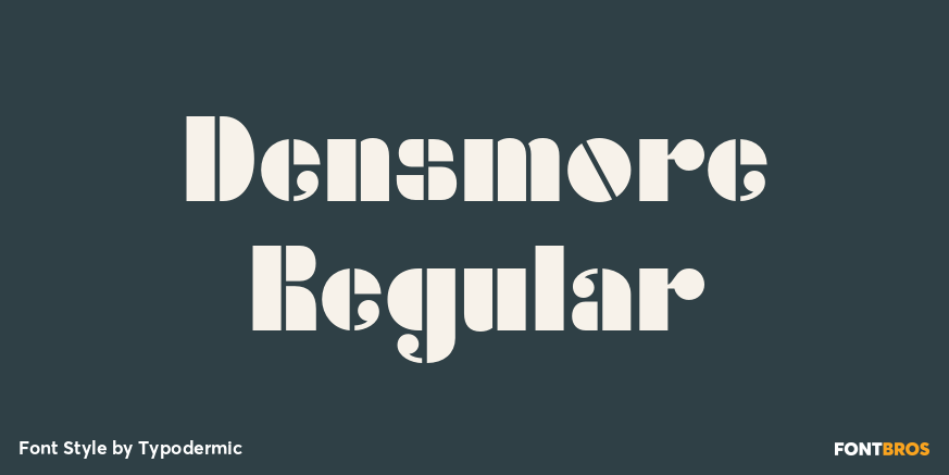 Densmore Regular Poster