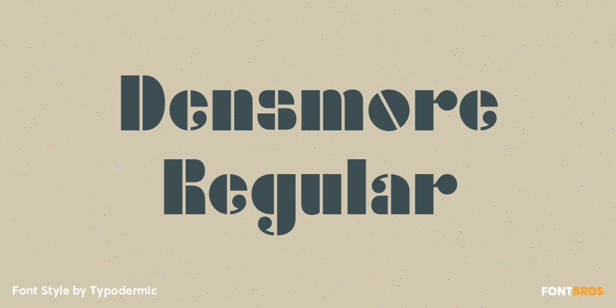 Densmore Regular Poster