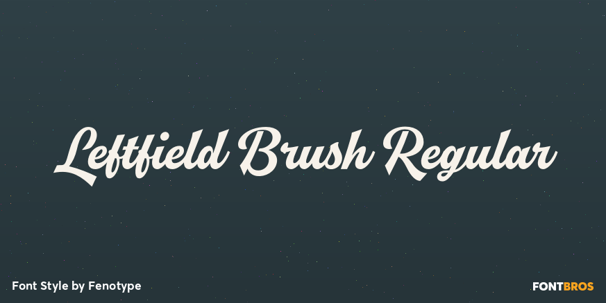 Leftfield Brush Regular Poster