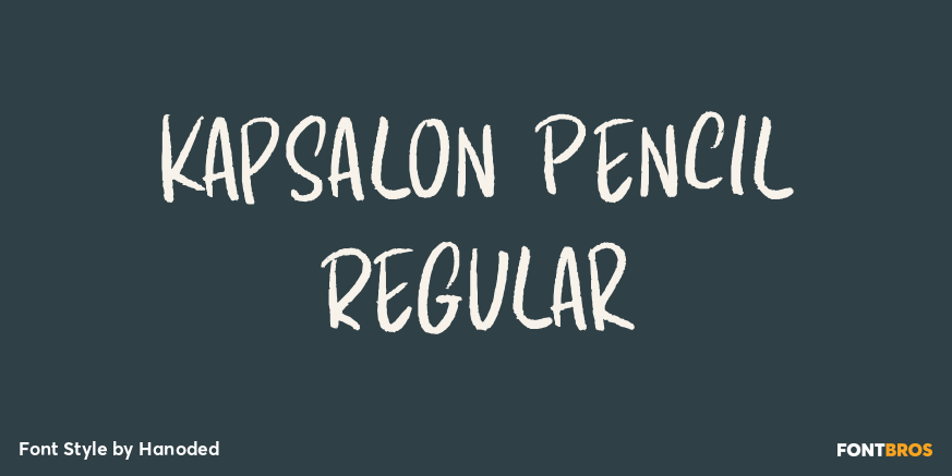 Kapsalon Pencil Regular Poster